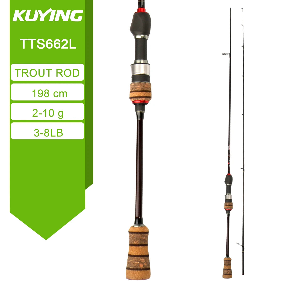 Kuying Premium Carbon Lure Angling Rods Spinning Casting PerformanceEnhancing Gear