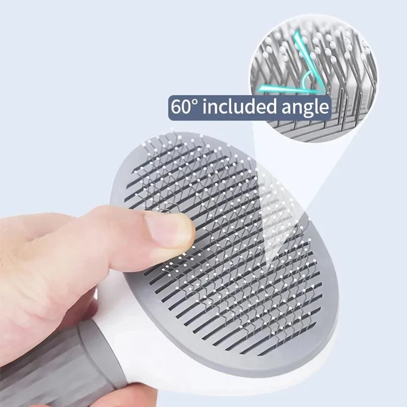 Cat Hair Brush And Dog Comb Stainless Steel Grooming Tool
