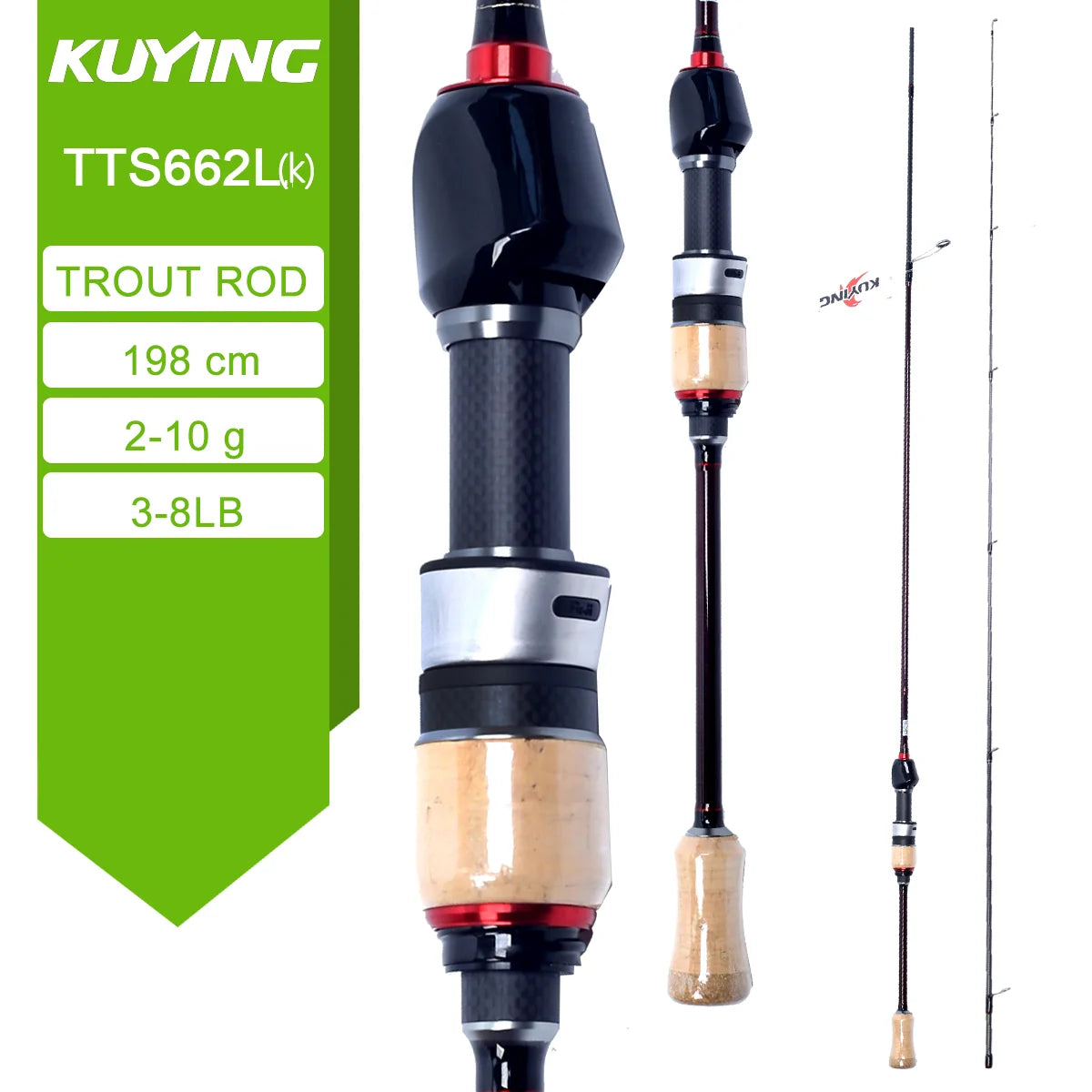 Kuying Premium Carbon Lure Angling Rods Spinning Casting PerformanceEnhancing Gear