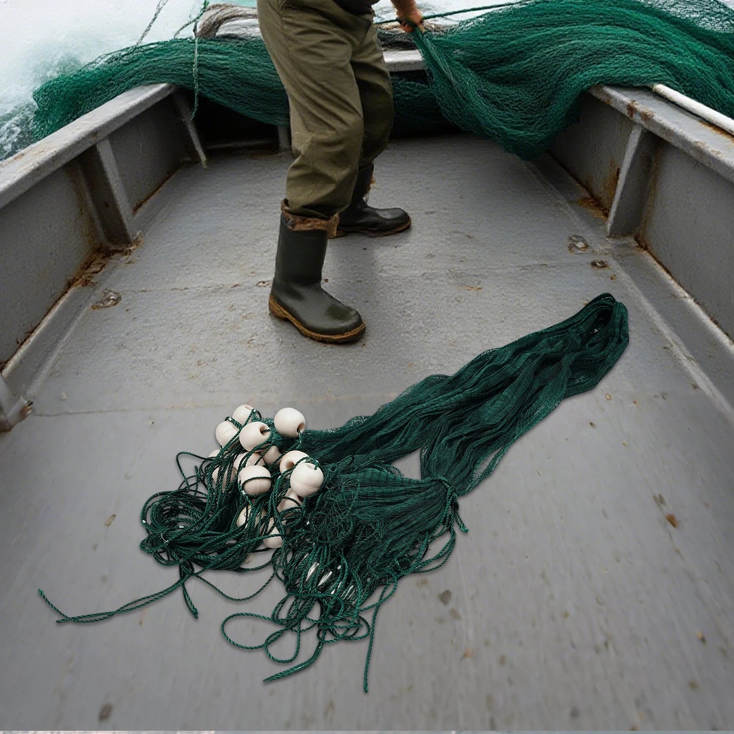 Bymaocar Fishing Net With Weights And Floats Drag Net For Minnows And Seining Shiner