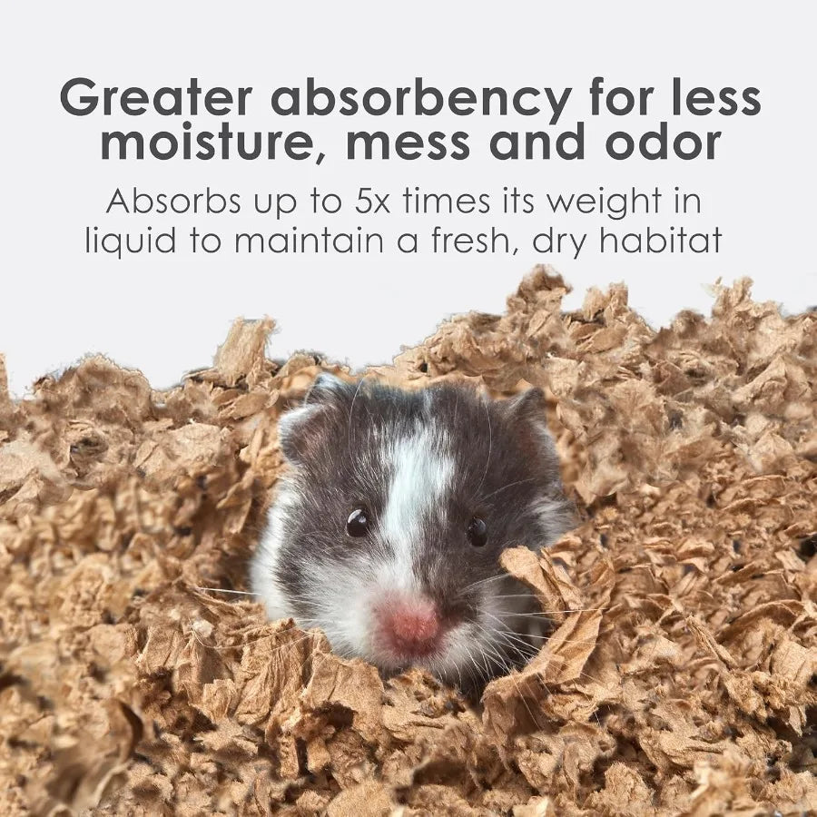 Clean Cozy Natural Paper Bedding Made for Small Animals 49.2 Liters