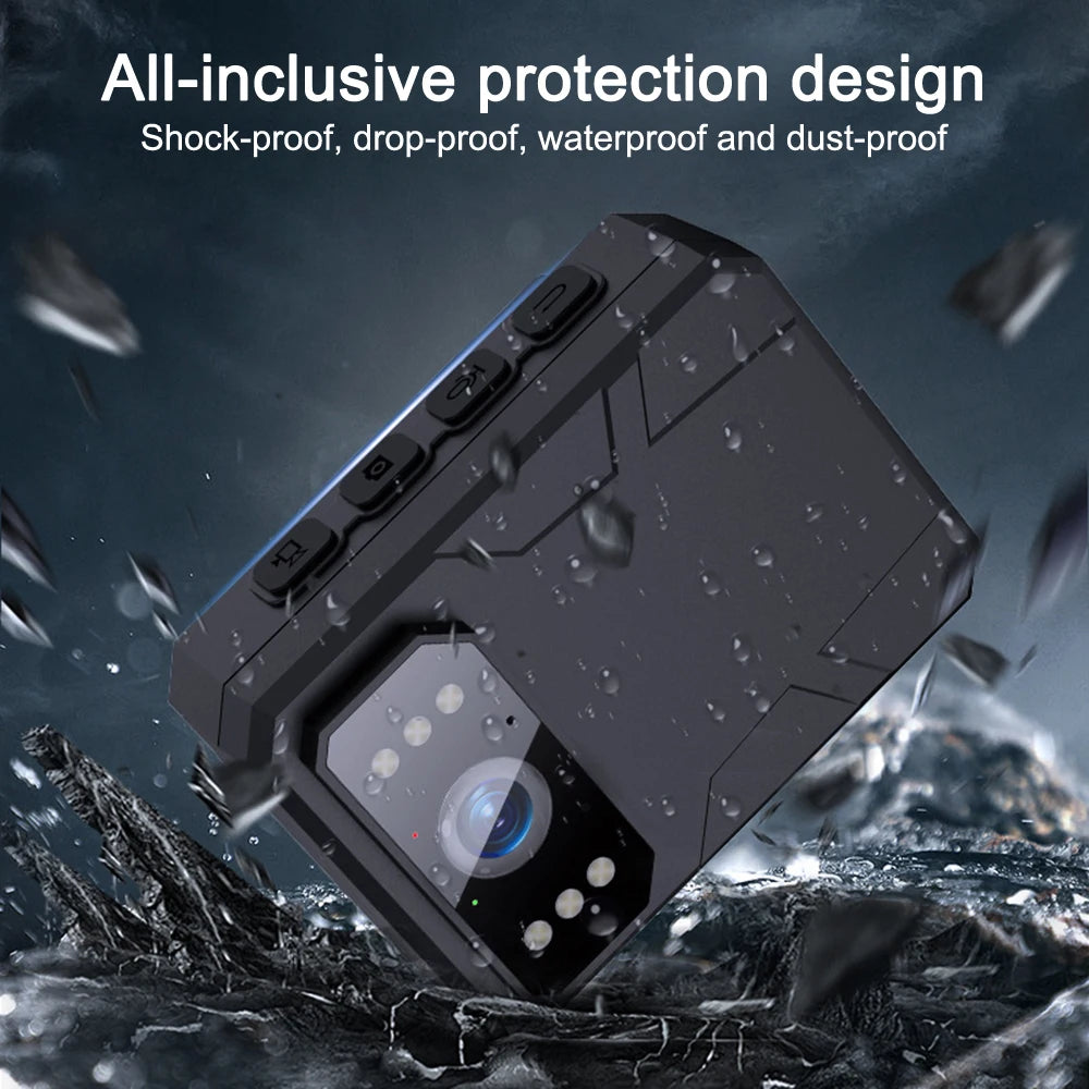 Full 4K HD Body Worn Camera Portable Law Enforcement Recorder Camera Mini Digital Night Vision Bodycam