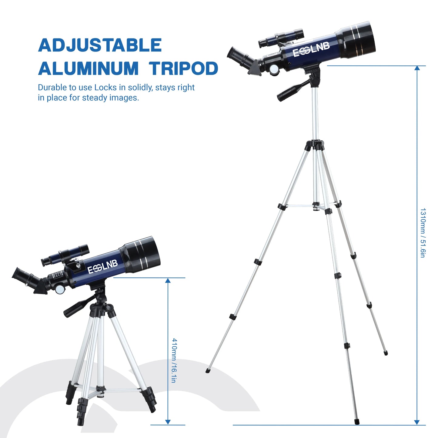 Telescope 36070 with High Tripod Mobile Holder 14X-180X for Moon Watching Kids Christmas Birthday Gift