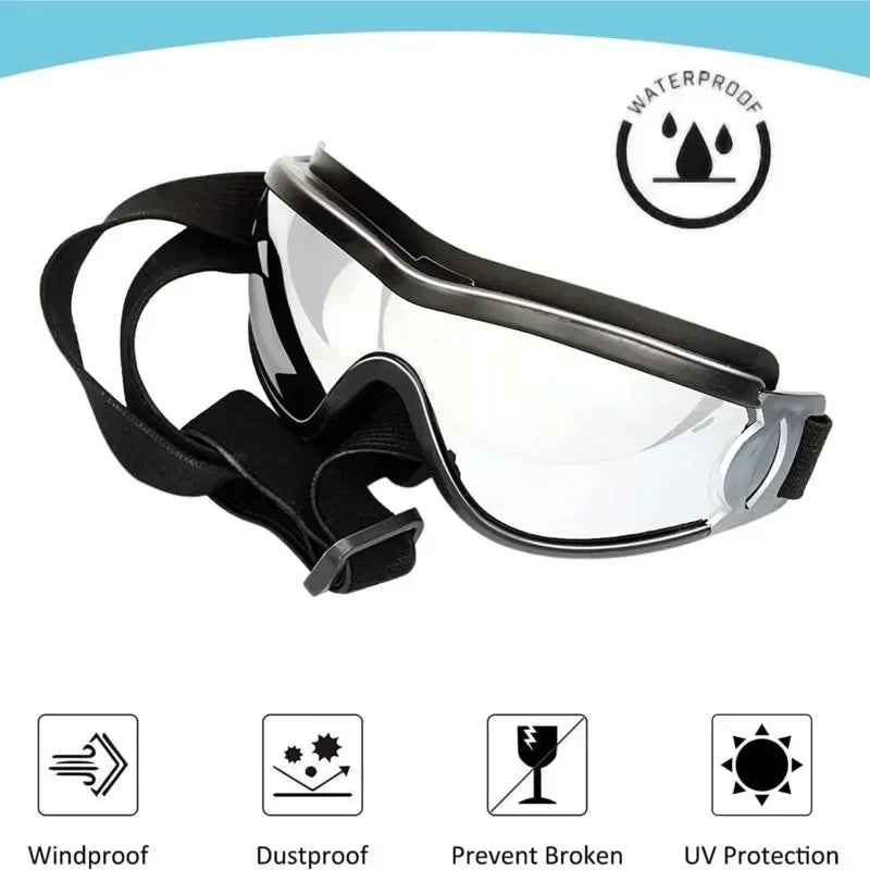 Dog Goggles With Adjustable Strap For Outdoor Travel And Skiing