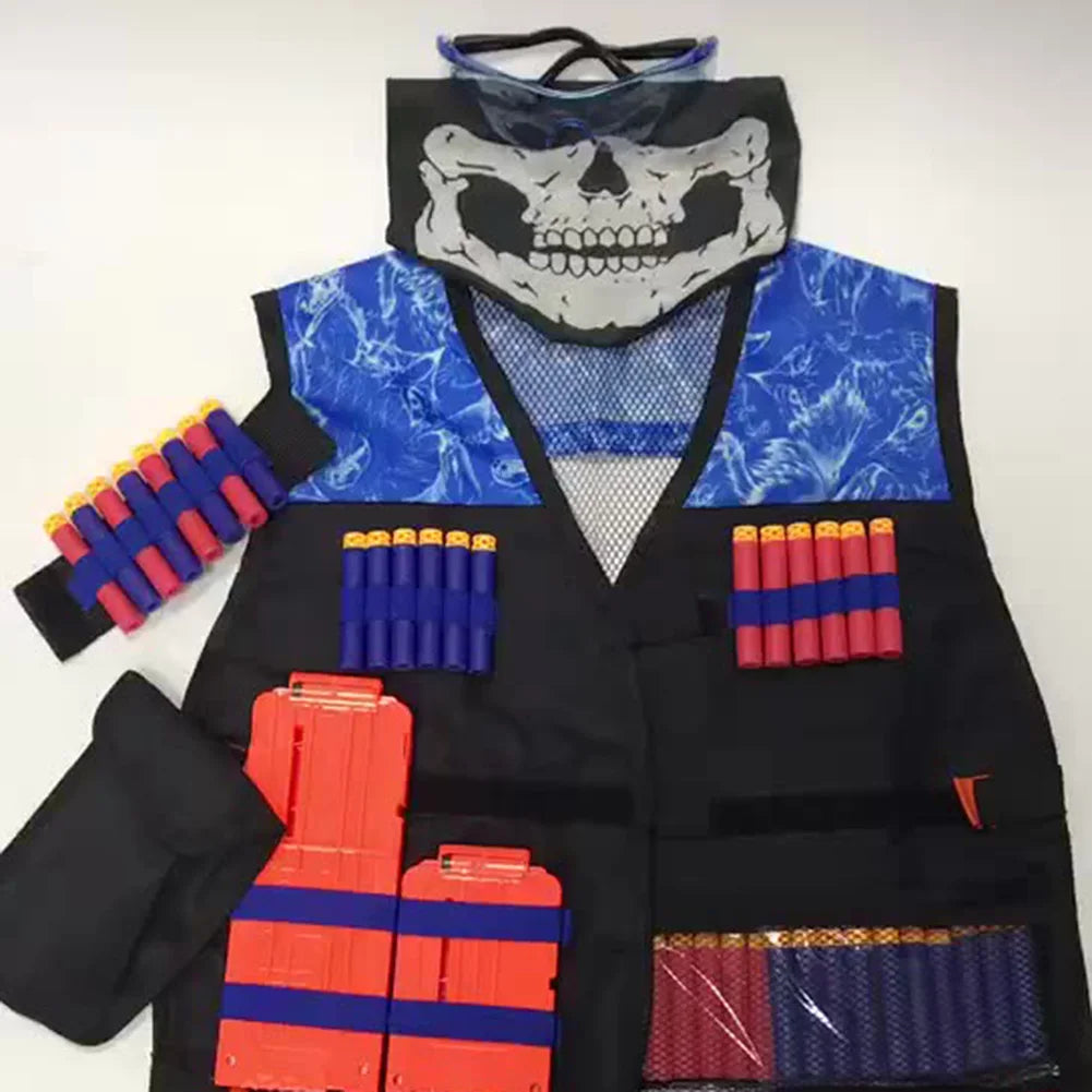 NONECN Kids Vest Kit for Nerf Undershirt Holder Magazine Organizer