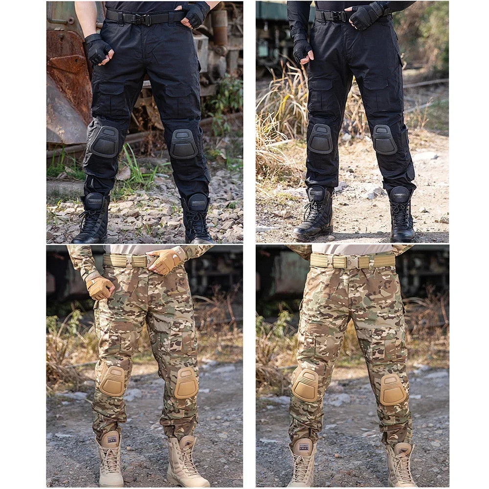 Men Combat Pants Tactical Sport Trousers Camouflage Multicam Trekking Hunting Clothes Outdoor Training Suit Combat Pants
