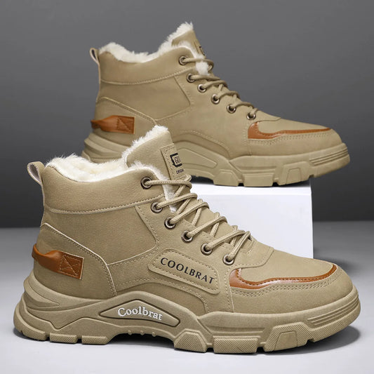 2025 new style, trendy, fashionable, cotton boots, warm, wear-resistant, comfortable, simple