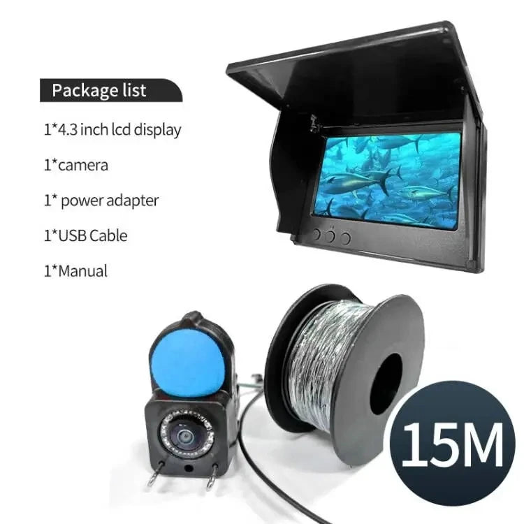 GUANMOU Portable Underwater Fishing Camera With Infrared Night Vision