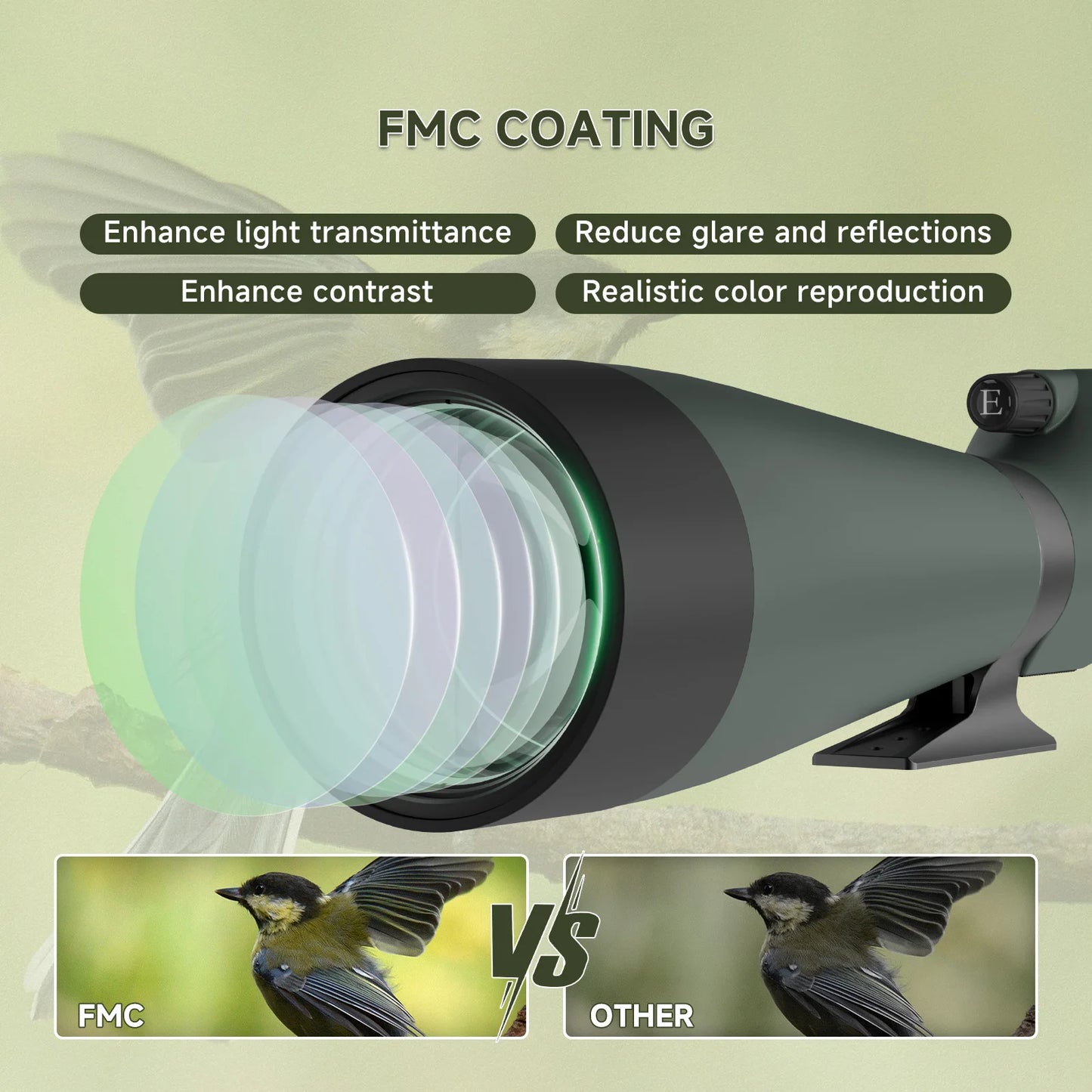 SVBONY SV28A Spotting Scope For Beginners Bird Watching