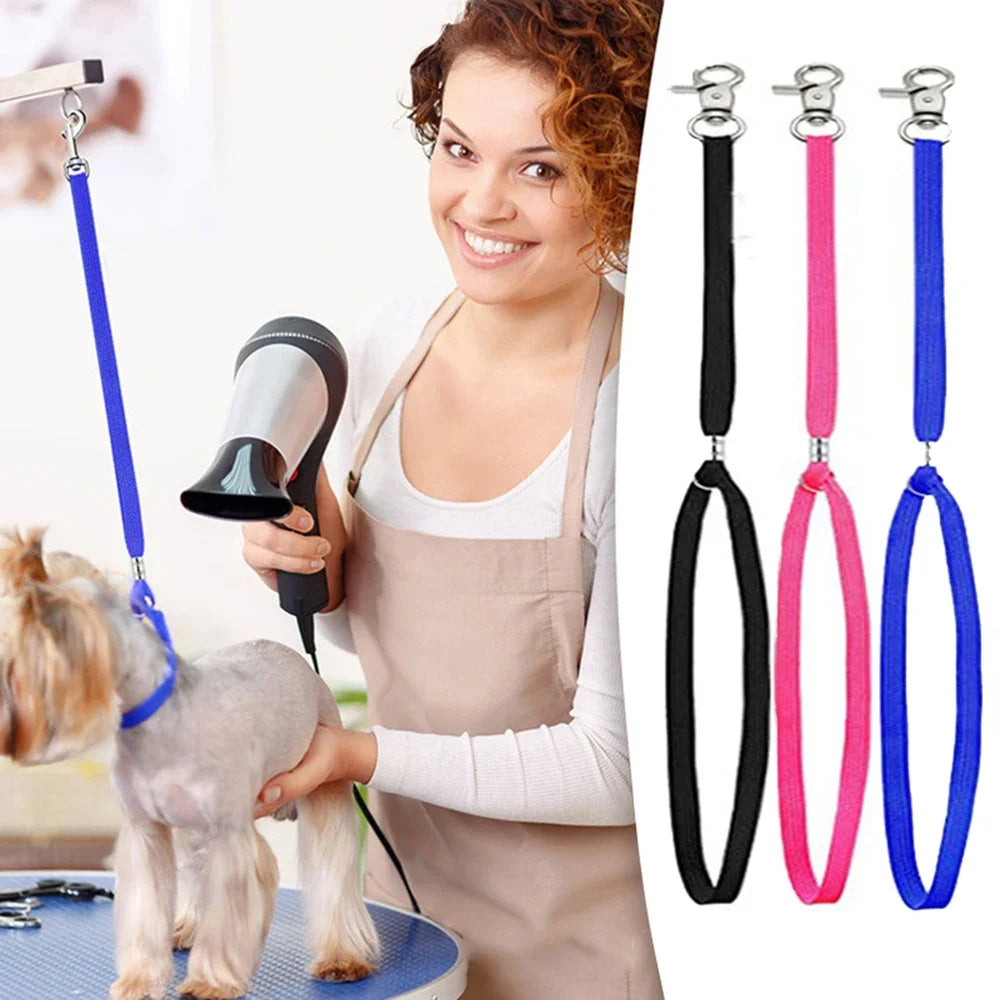 Nylon Pet Noose Loop Lock Clip For Grooming Table Leash