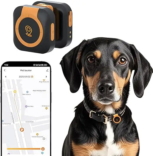 Dog GPS Tracker With Health Monitoring And Collar Compatibility