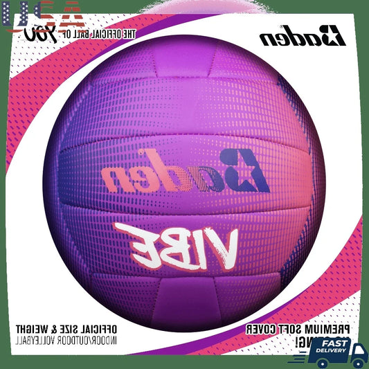 Indoor Outdoor Recreational Volleyball Cushioned Synthetic Leather Lightweight Precision Stitched Fun Beginners Training Beach