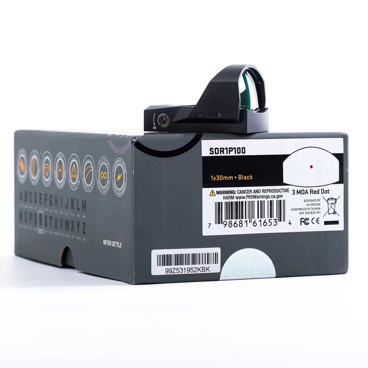 R1 pro 1x30mm Red Dot Sight 3 MOA Airsoft Riflescope with Protective Shroud Reflex Sights 20mm Rail Mount for Hunting