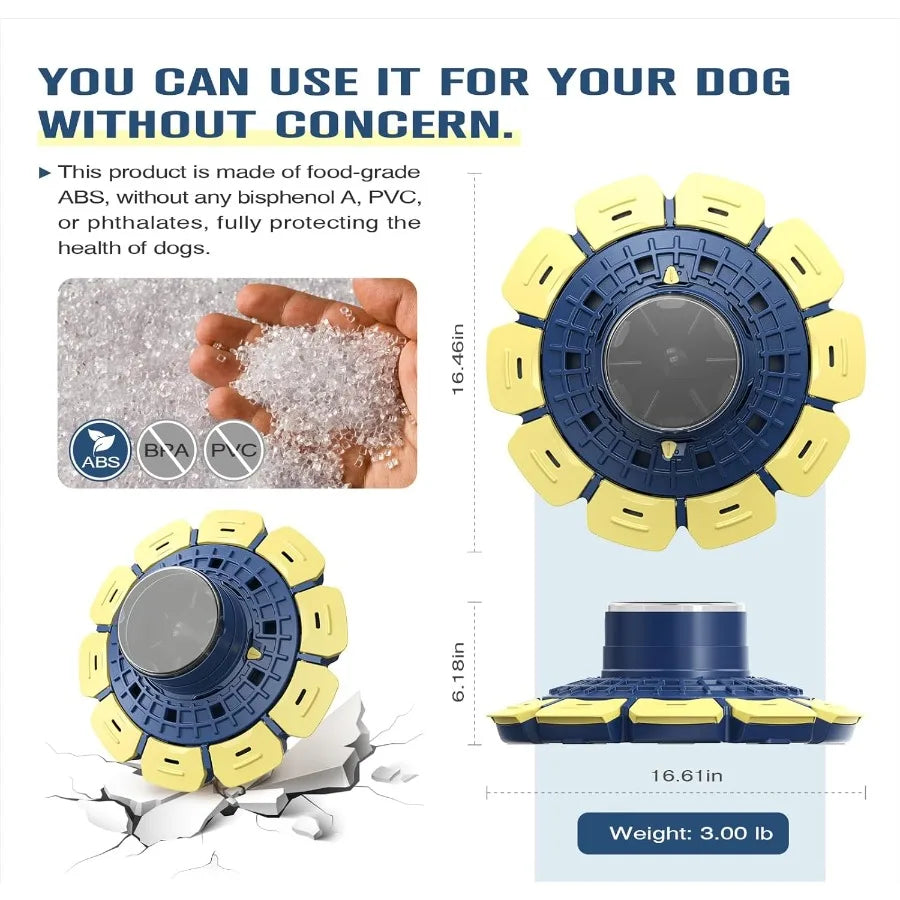 US Brand Design Levels Dog Puzzle Toy Paw Activated Feeder