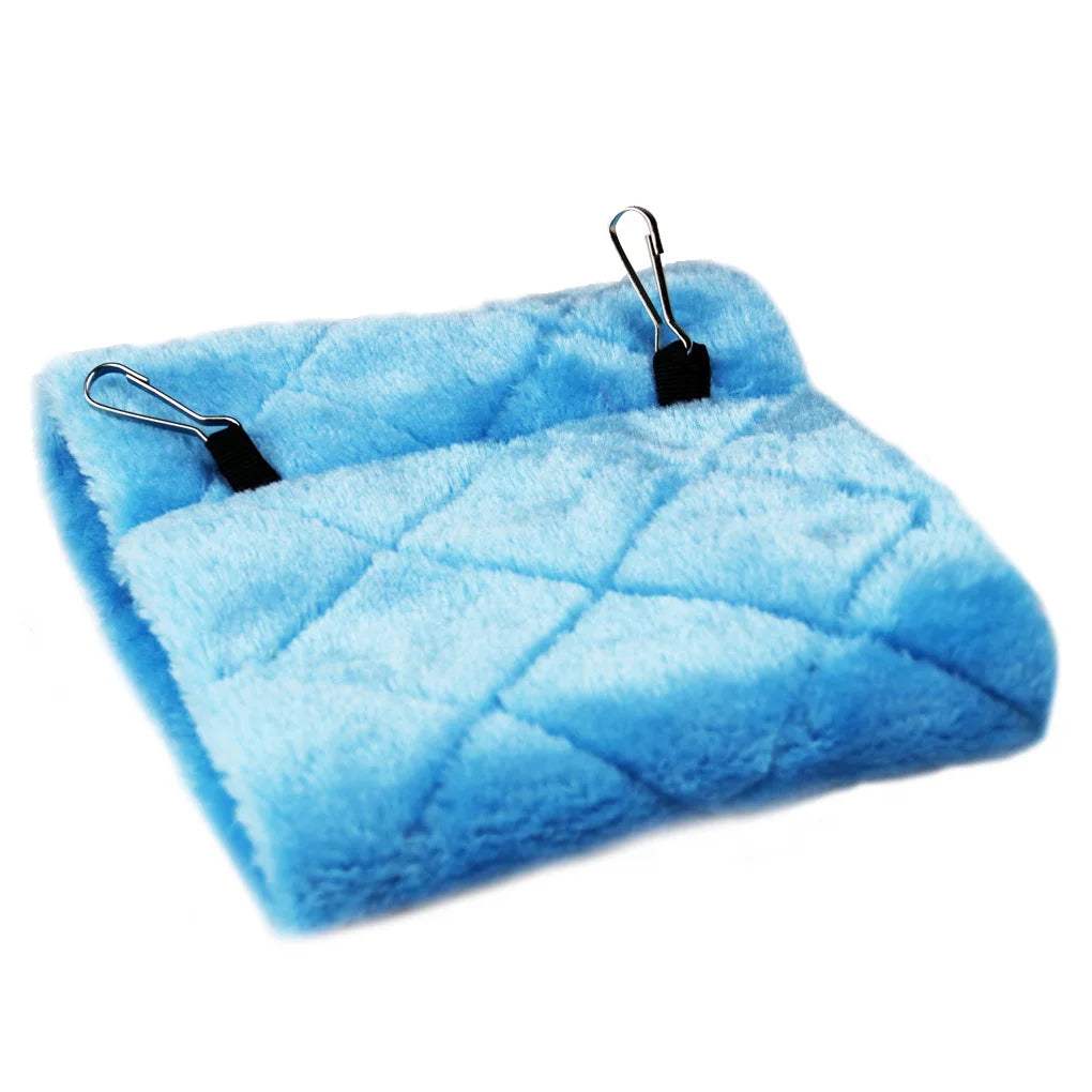 Flannel Hanging Bird Nest Birdhouse Hammock Cave For Pets