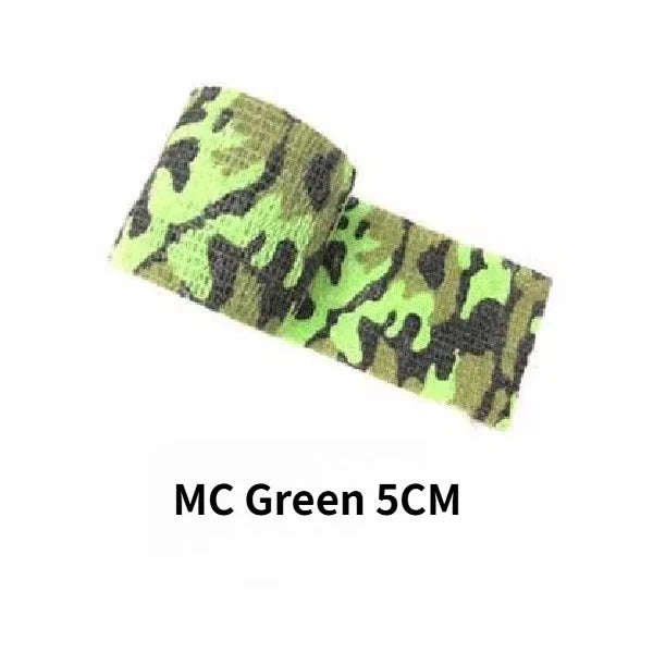 4.5M Hunt Disguise Elastoplast Camouflage Elastic Wrap Tape Self Adhesive Sports Protector Ankle Knee Finger Arm Bandage