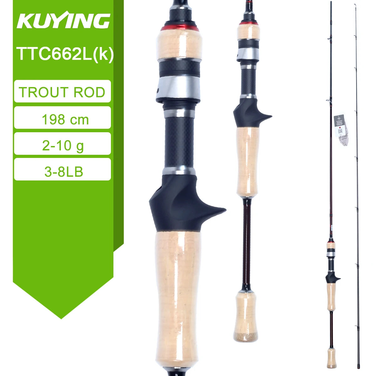 Kuying Premium Carbon Lure Angling Rods Spinning Casting PerformanceEnhancing Gear