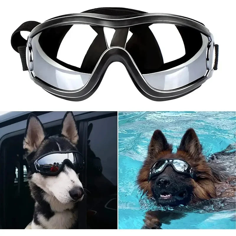 Dog Goggles With Adjustable Strap For Outdoor Travel And Skiing