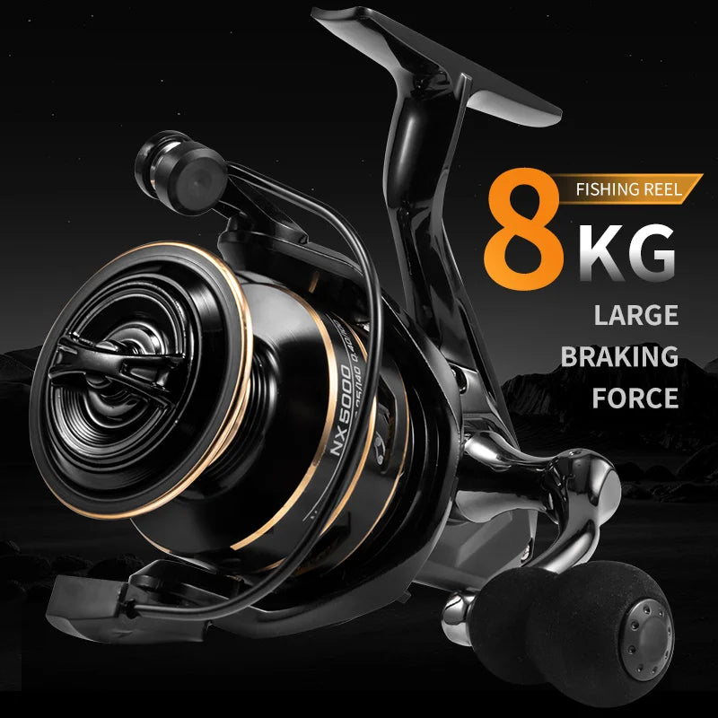 JBARZILLA NX Spinning Fishing Reel 10 Kg Max Drag High Speed Power Reel For Ocean