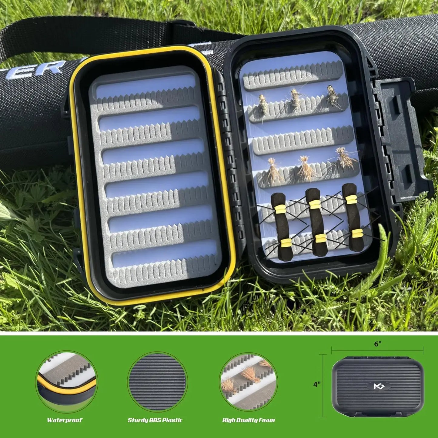 Complete Fly Fishing Starter Kit With Graphite Rod Aluminum Reel And Accessories For Beginners
