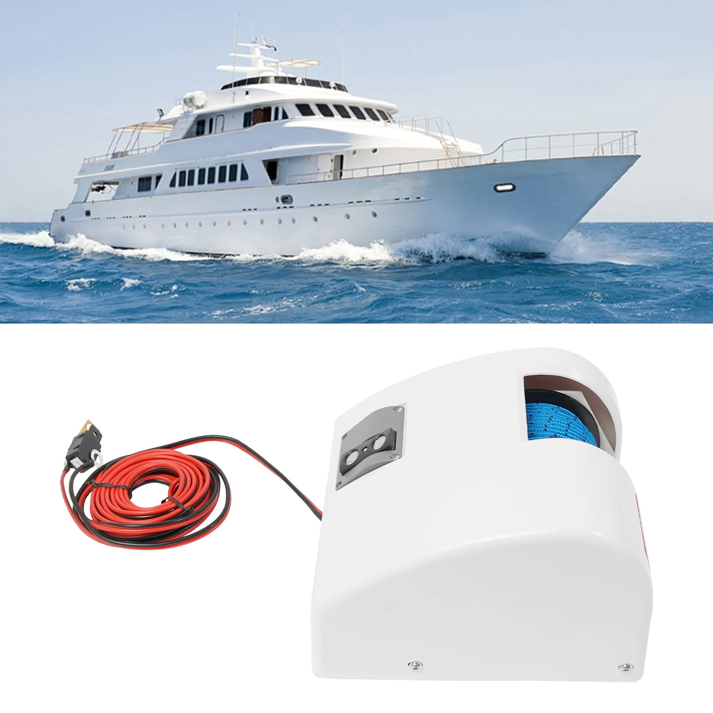 Electric Boat Anchor Winch Windlass 12V With Remote Control
