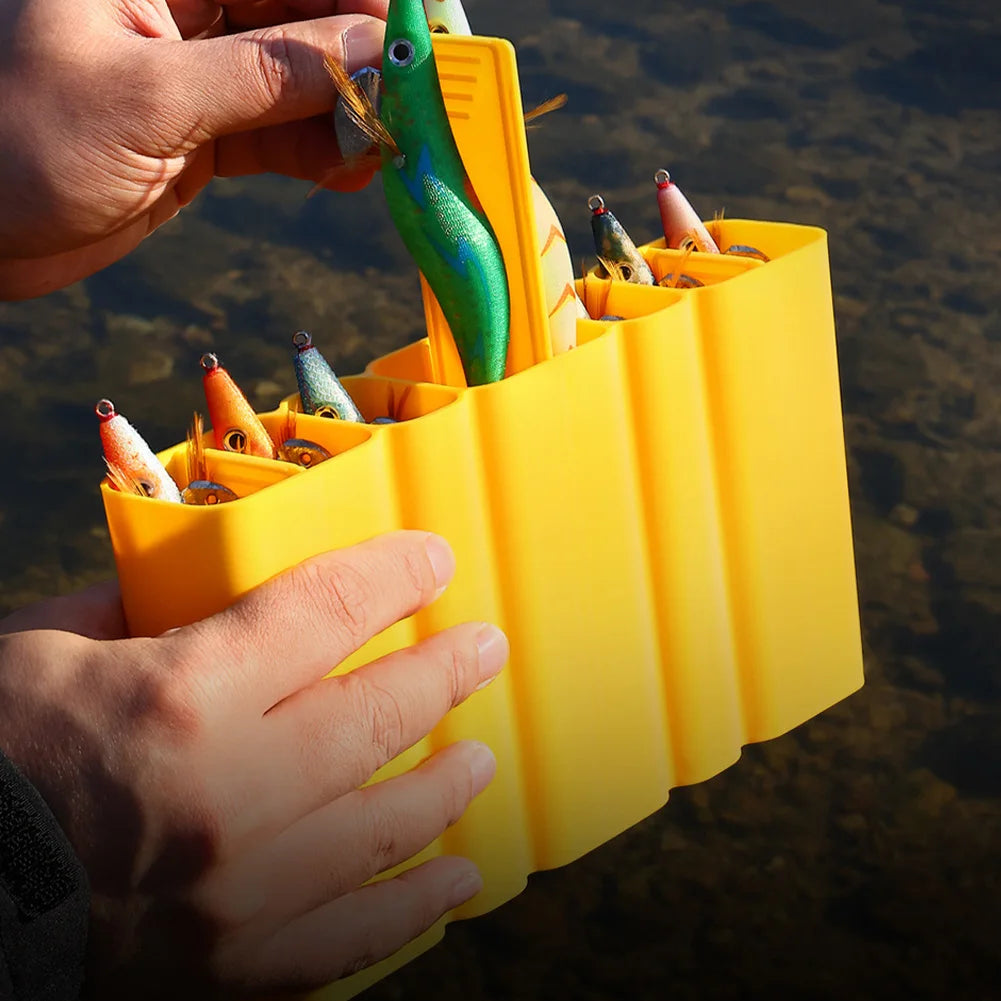 24 Grids Minnow Squid Jig Hard Bait Container Hard Lure Sea Tool Case Fishing Storage Box Fishing Accessories