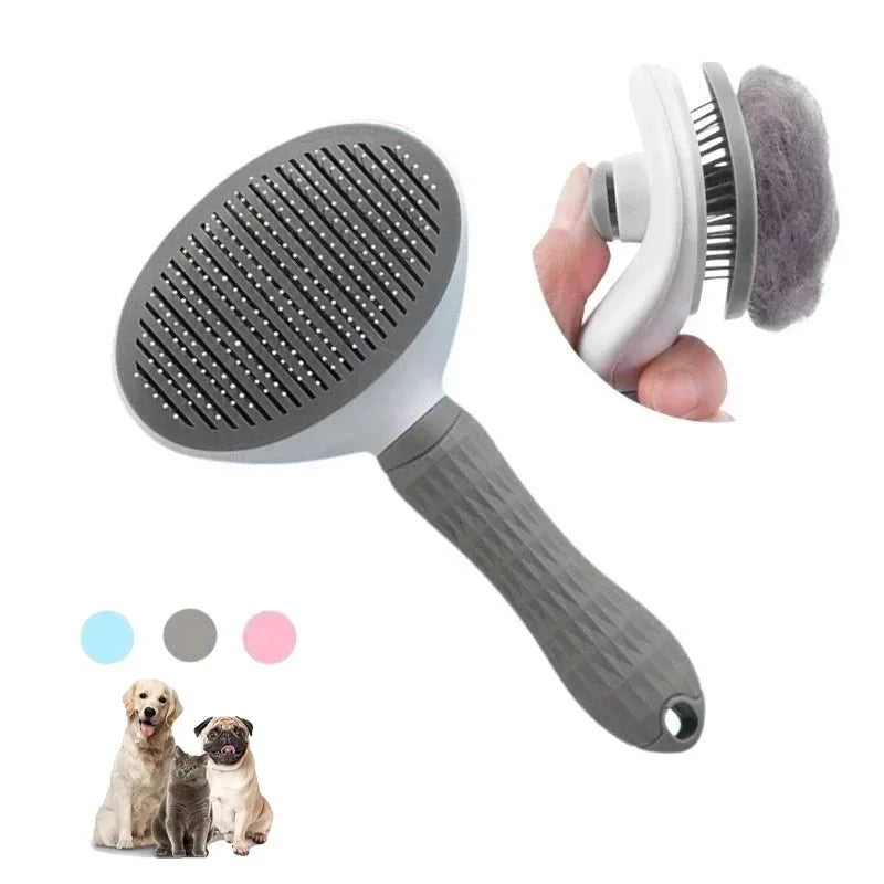 Cat Hair Brush And Dog Comb Stainless Steel Grooming Tool