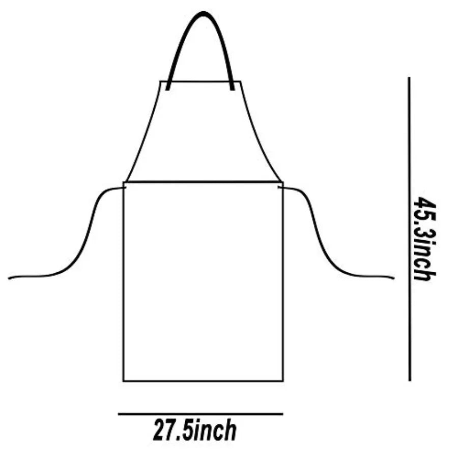 Transparent PVC Waterproof Apron For Kitchen Dishwashing Butcher Dog Grooming