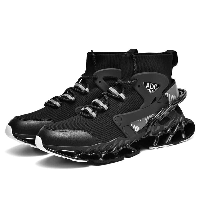 LOUIS KADHR Men's Breathable Walking Tennis Shoes Blade Fashion Sneakers