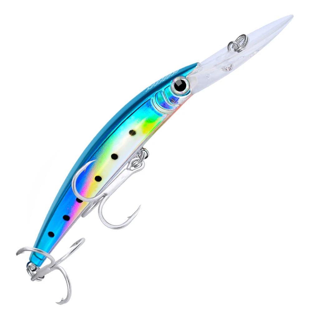 Minnow Plastic Hard Baits With Hooks For Seawater Fishing Artificial Bait Accessory