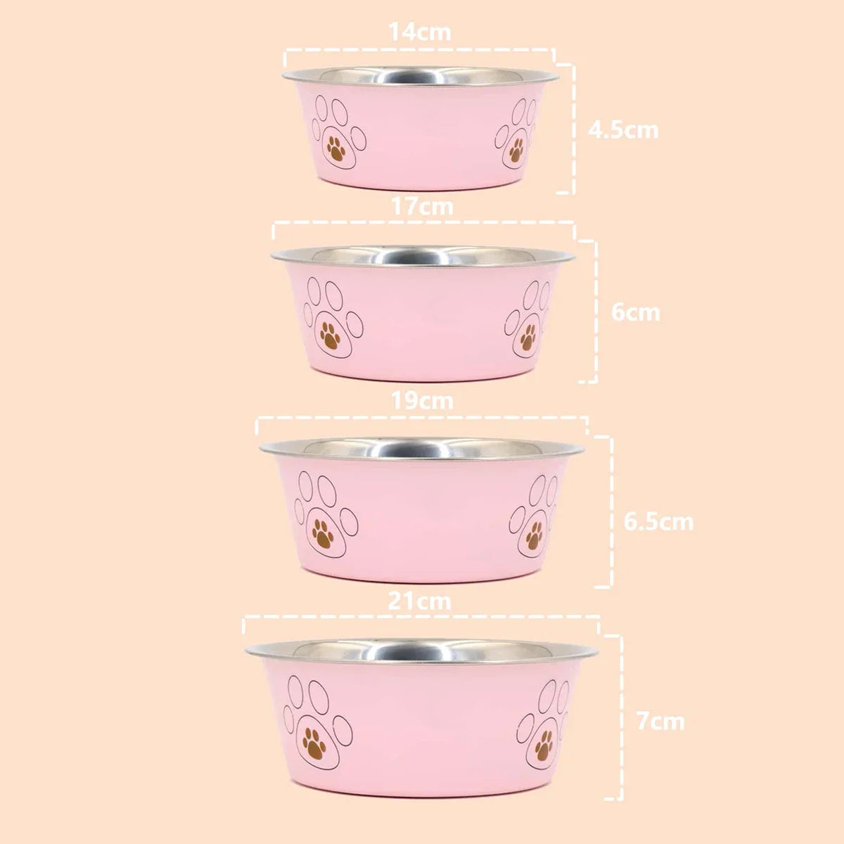 Non Slip Stainless Steel Pet Bowl For Cats And Dogs