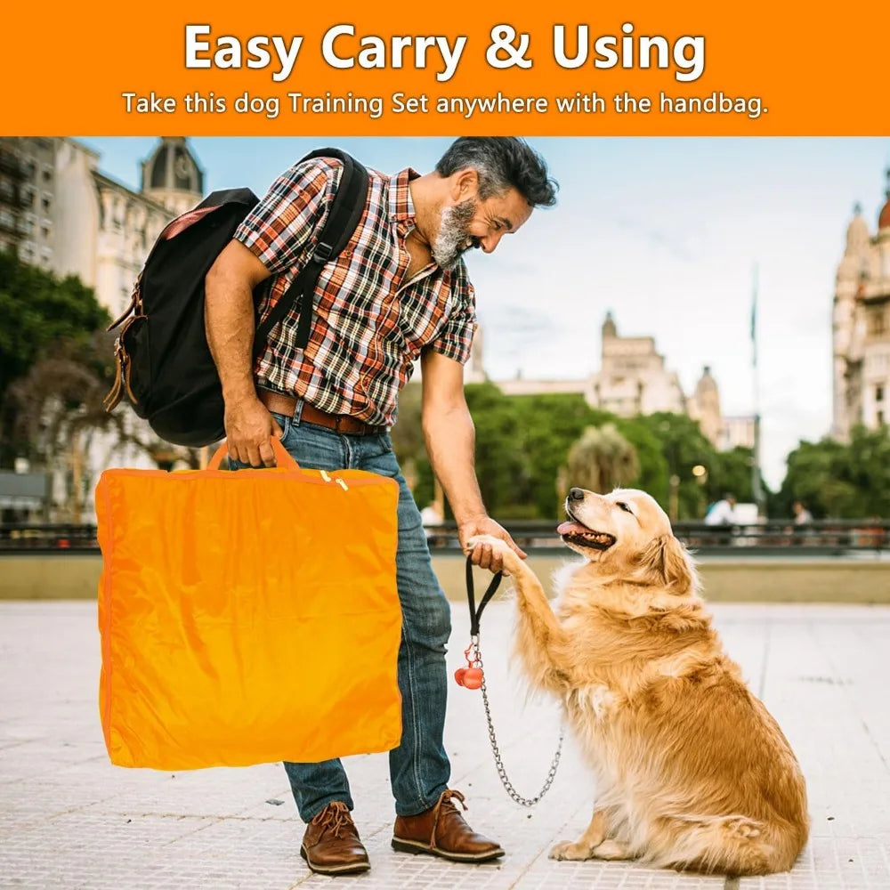 Dog Agility Training Set For Indoor Outdoor Practice