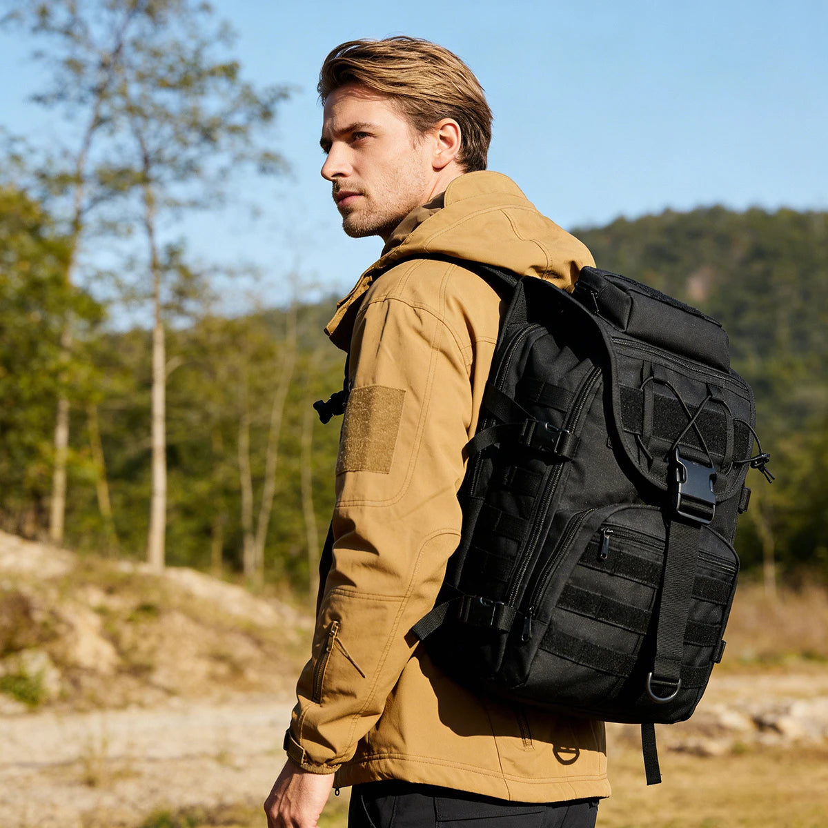 ReFire Gear Tactical Backpack for Ruggedized Survivalist Hiking Outdoor Adventures