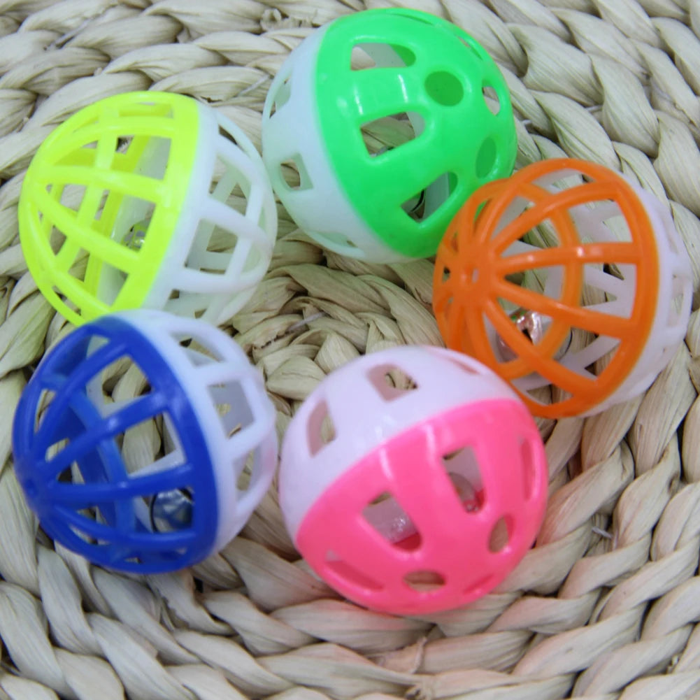 Cat Toy Balls With Bell Jingle For Indoor Cats And Kittens