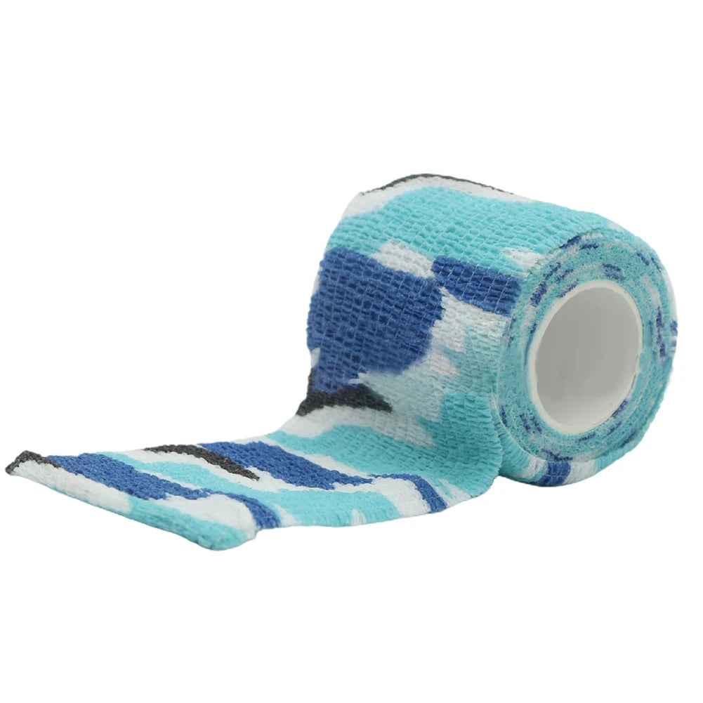 1pc Camouflage Invisible Tape Camo Form Reusable Self Cling Camo Hunting Rifle  Fabric Tape Wrap Outdoor Camping Accessories