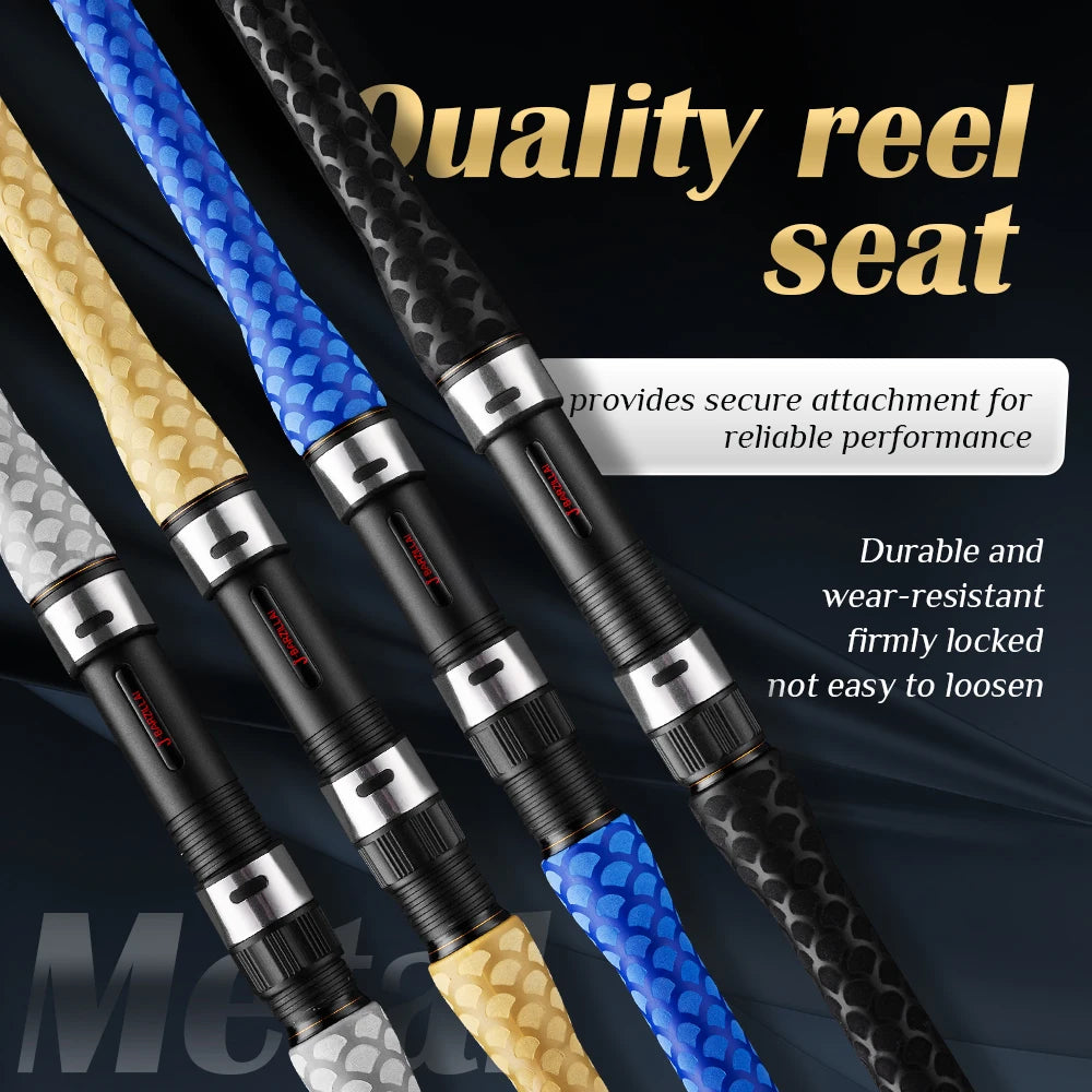 J-BARZILLAI Vanguard Carbon Surf Spinning Rod Ultra Light Graphite Pole Saltwater Surf Fishing
