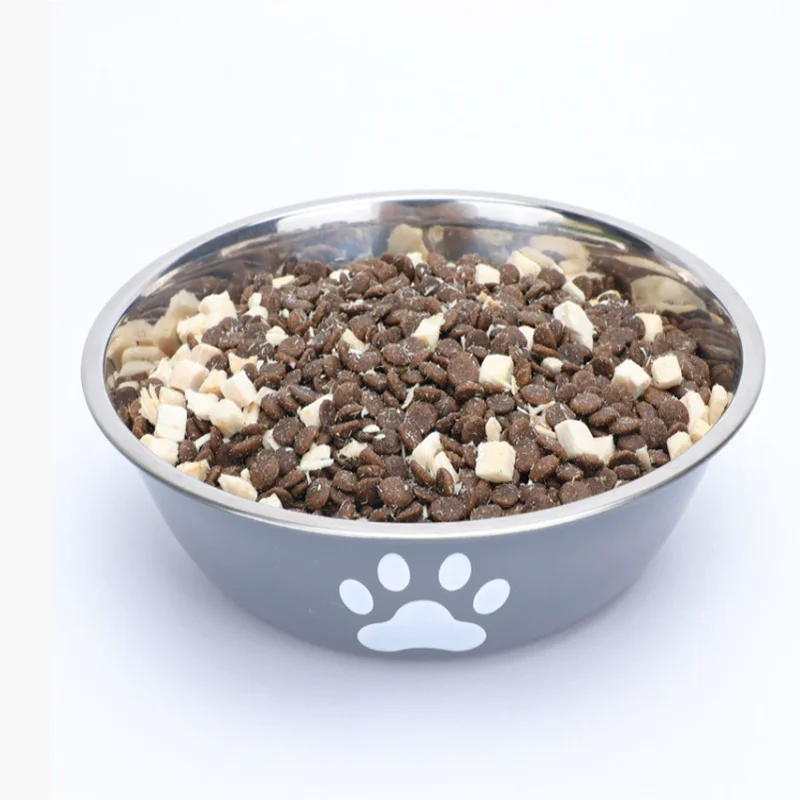 Large Capacity Stainless Steel Anti Knock Dog Bowls