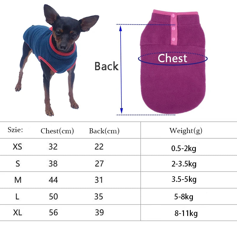 Premium Fleece Insulated Thermal Winterwear Vest Jacket For Various Worldwidebreeds