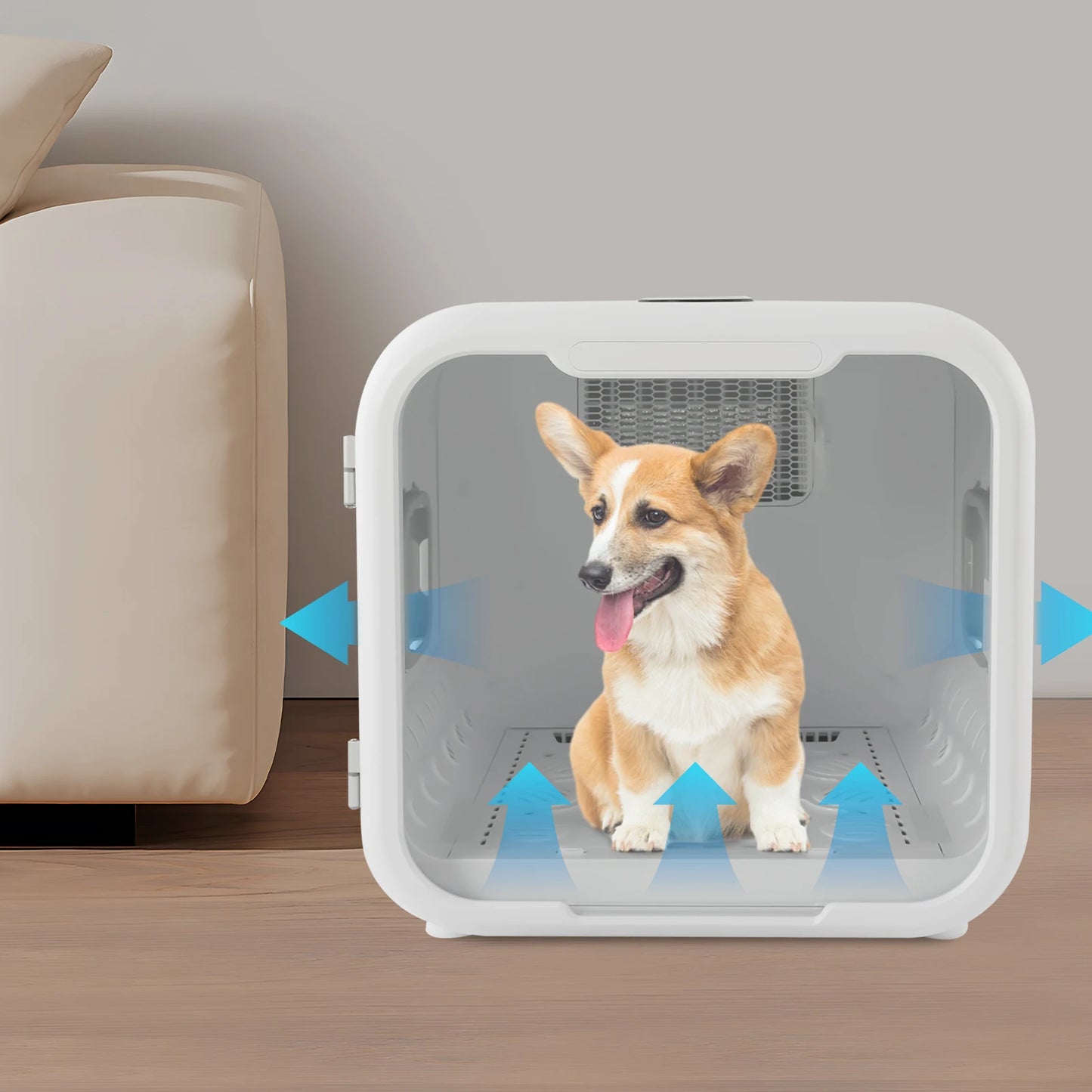 800W Pet Dryer Box Grooming Hair Dryer For Cats Sanitizing