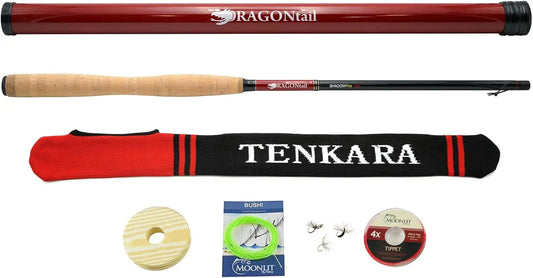 12-Foot Tenkara Fly Fishing Rod, Lightweight Graphite, Complete Starter Kit for Easy Setup