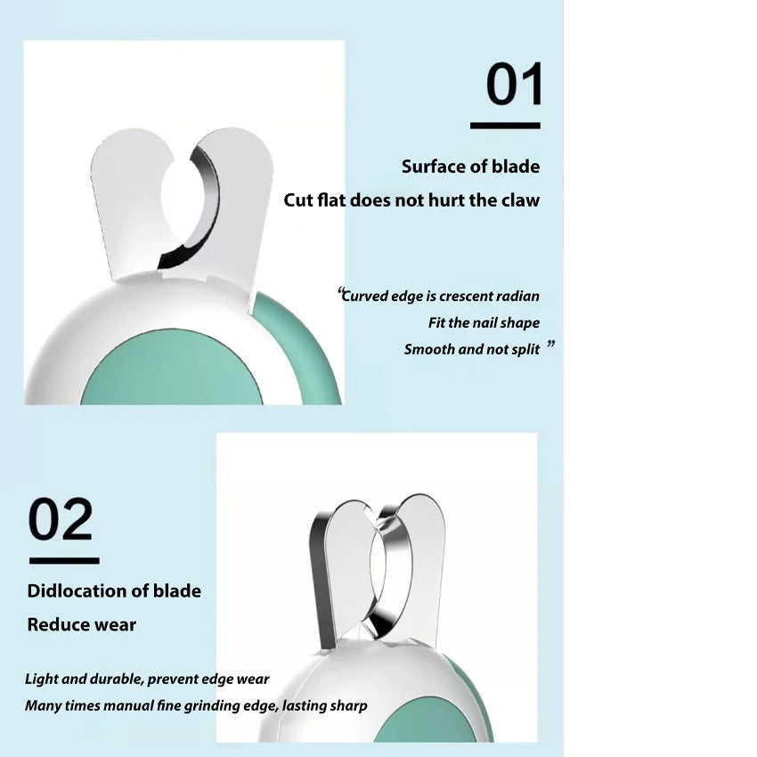 Mini Professional Electric Claw Trimming Knife Pet Nail Clippers Cat and Dog Paw Trimmer mini Animal Grooming Nail Beauty Tools