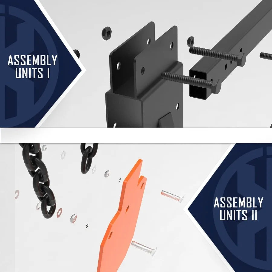 AR500 Steel Target Stand System Kit for Outdoor Shooting Range with 3 8 Thick 7x12 Silhouette Targets and 3 8 Th