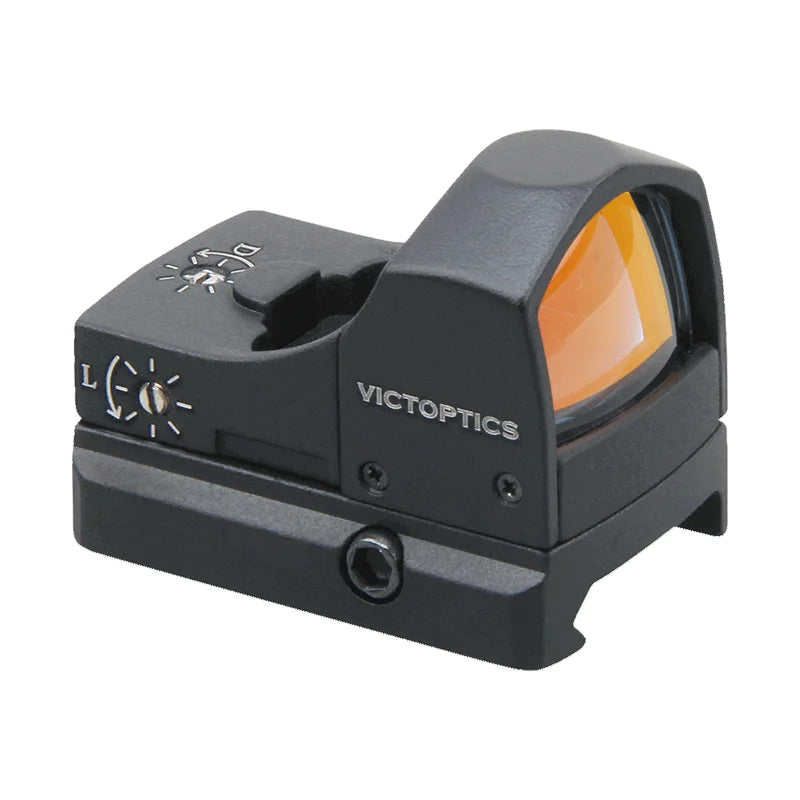 VictOptics 1x17x22 Red Dot Sight | 3.5MOA&6-Level Dot | Compatible With Docter Footprint | Weaver&Dovetail Mount | Lightweight