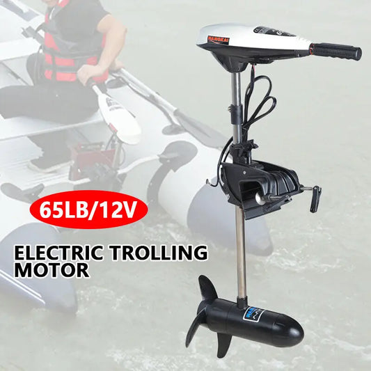 Trolling Motor 65LBS 12V 660W Electric Outboard Motor For Fishing Boats And Inflatable Kayaks