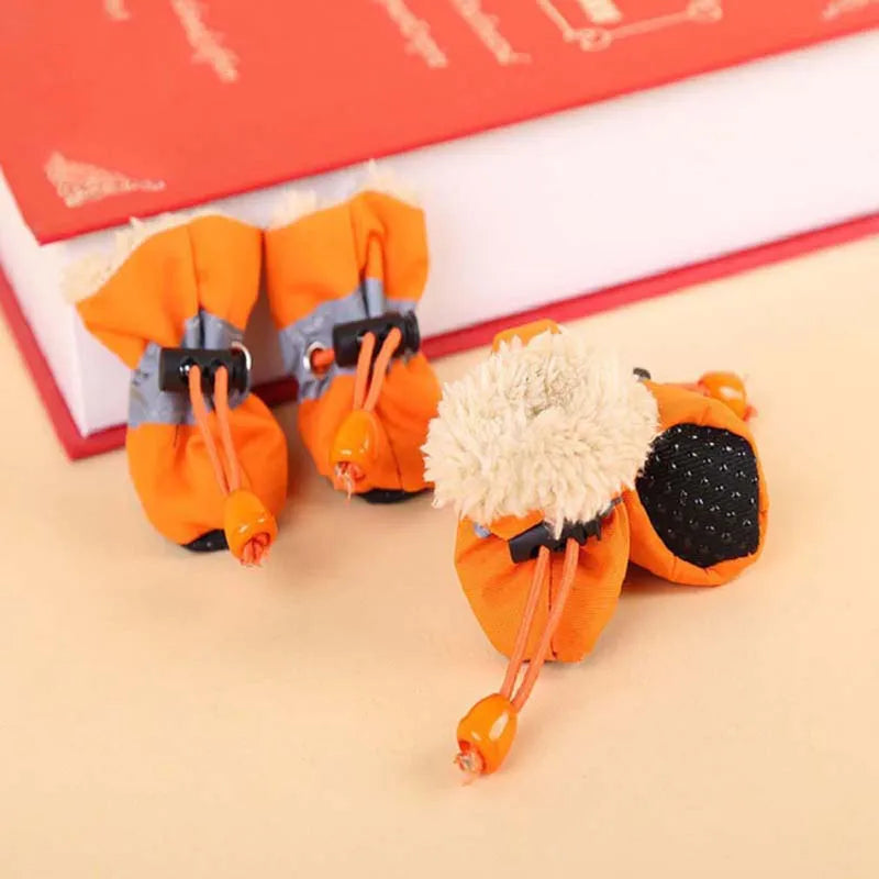 Antiskid Dog Shoes for Small to Medium Dogs Waterproof Winter Paw Protection