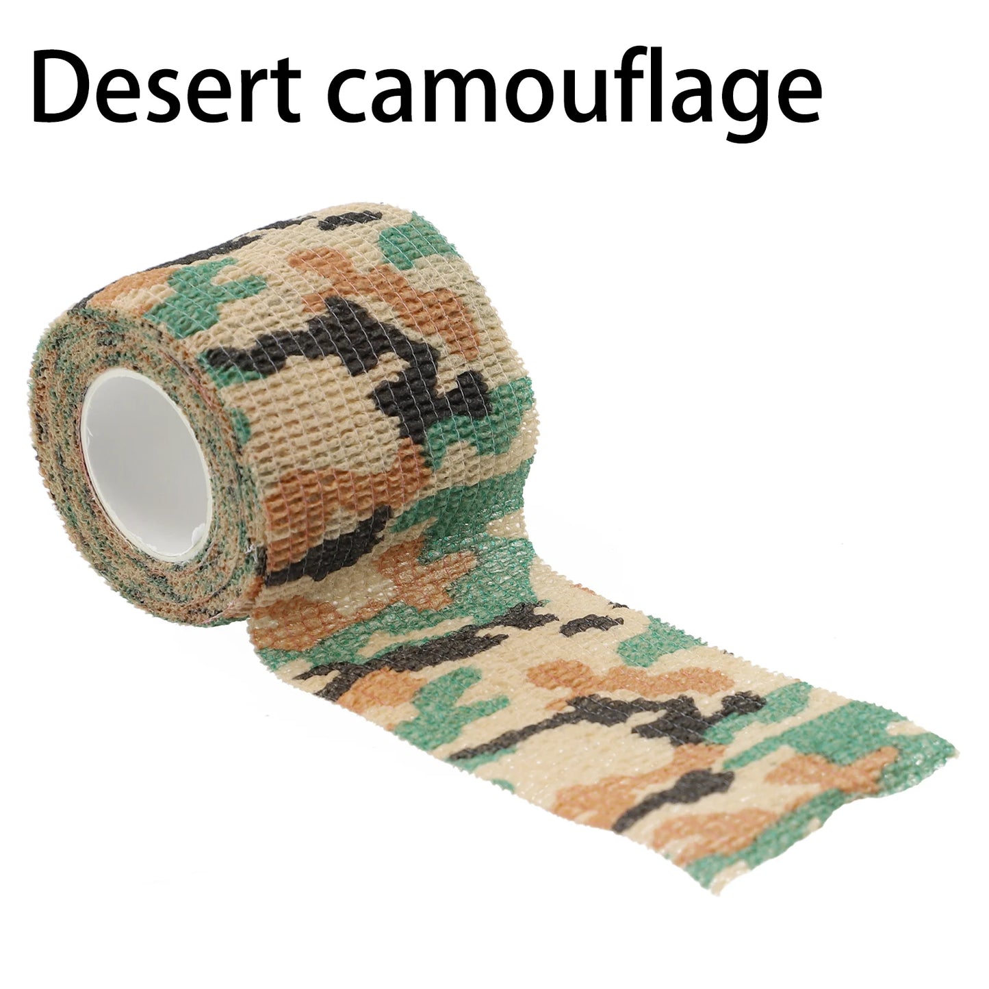 1pc Camouflage Invisible Tape Camo Form Reusable Self Cling Camo Hunting Rifle  Fabric Tape Wrap Outdoor Camping Accessories