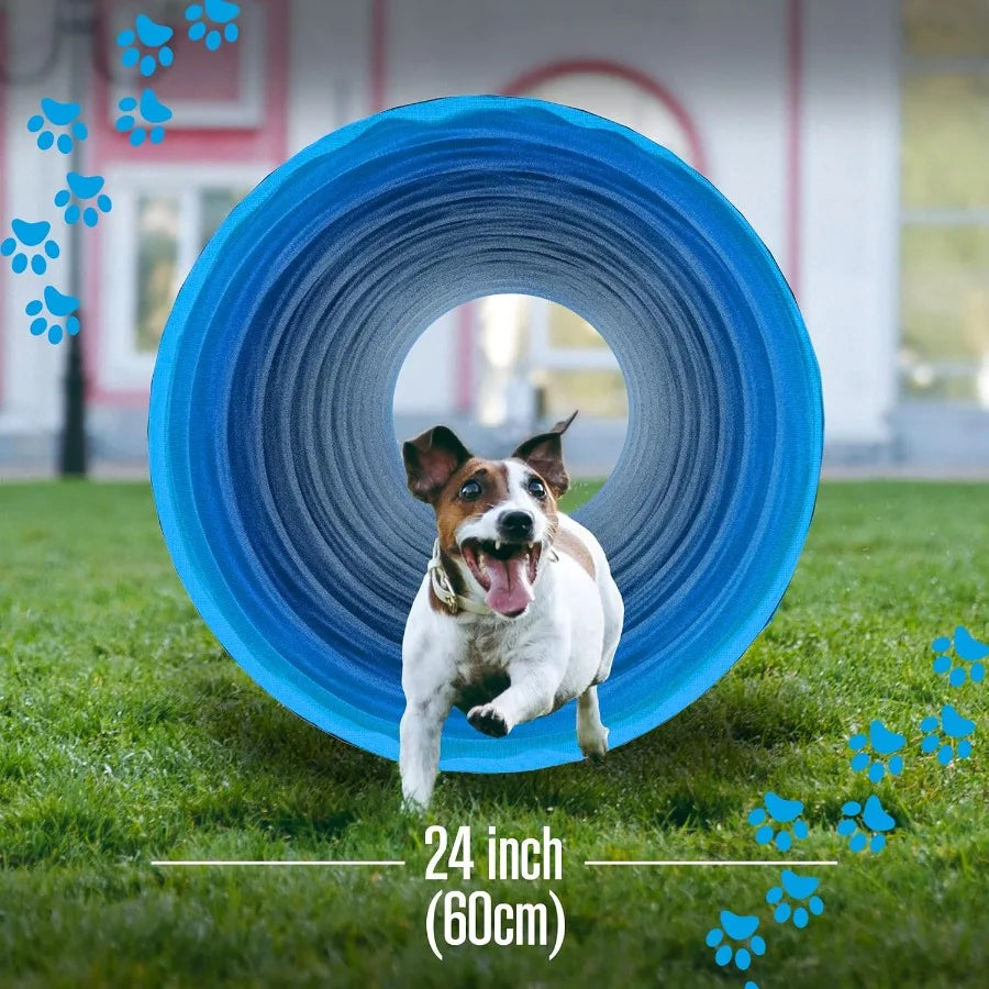 Dog Tunnel Agility Equipment For Indoor Outdoor Playground