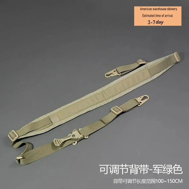 Tactical Rifle Sling Modular Strap Removable 2 Point / 1 Point 2.25" Padded Slingster Combat Shooting Hunting Accessories