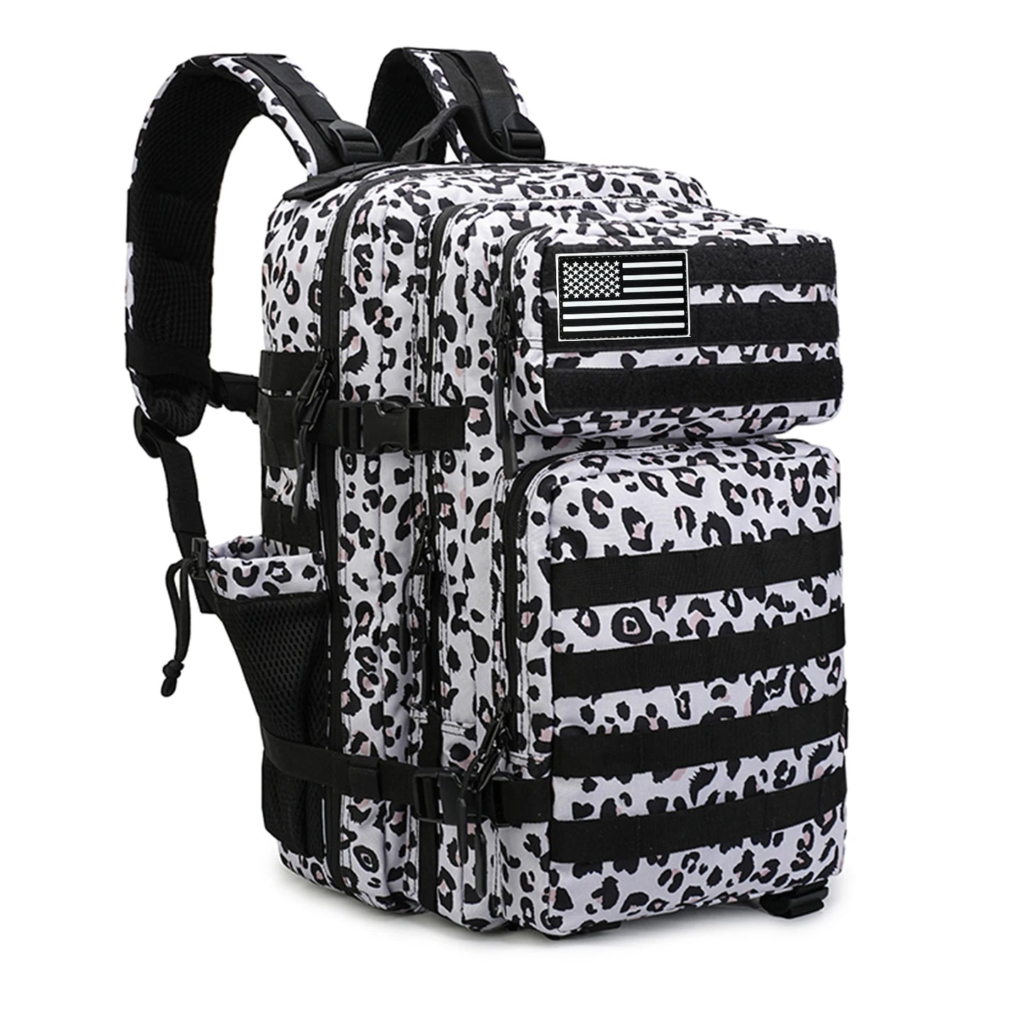 Tactical Assault Backpack For Outdoor Travel And Hunting Rucksack Nylon Construction Water Resistant
