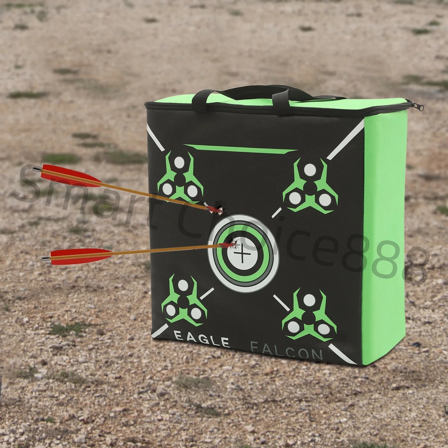Archery Target Bag Portable Bow Target Water Resistant Archery Targets Refillable w/ Carrying Handle Training Accessories